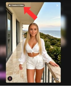 Korak 2 Kliknite na Kreiraj AI video i to je to