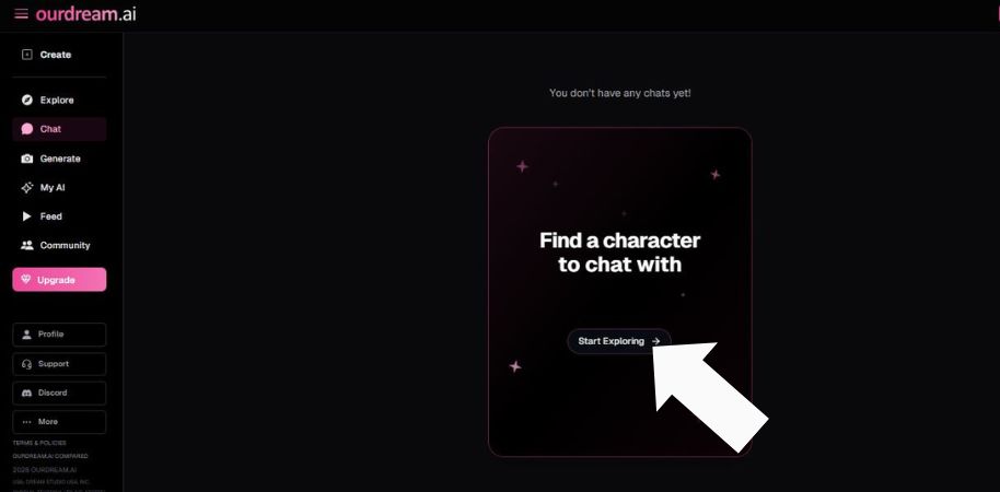 Korak 2 Kliknite na dugme Započni istraživanje da biste odabrali znak