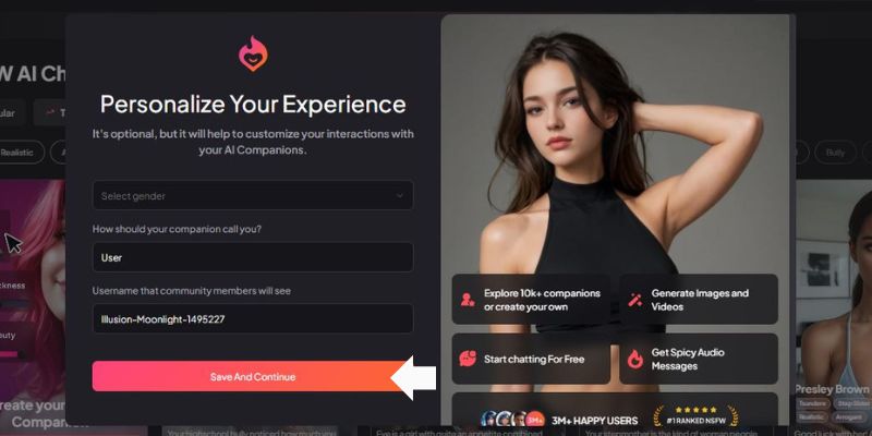 Korak 6 Kliknite na Sačuvaj i nastavi