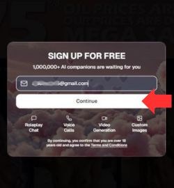 Prijava u koraku 3 Unesite svoju e-mail adresu i kliknite na Nastavi